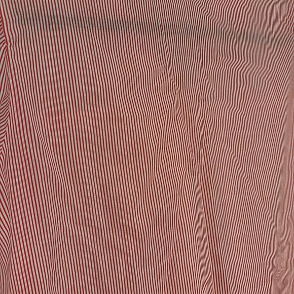Vintage En Route cotton blend red/white striped top size 11/12 - Picture 5 of 5